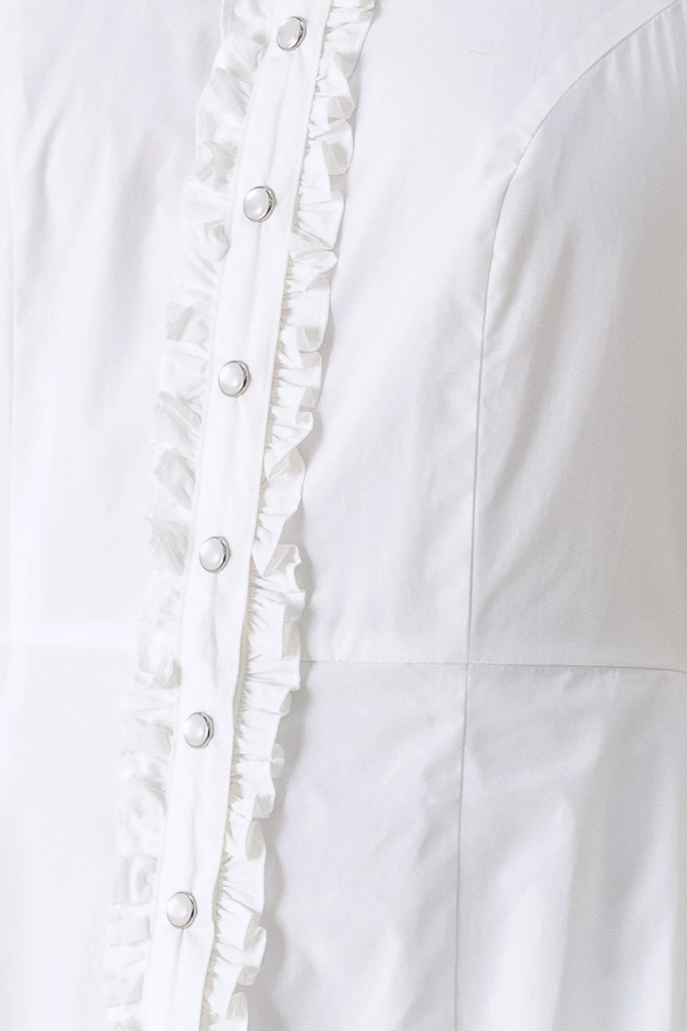 Volant Midi Dress