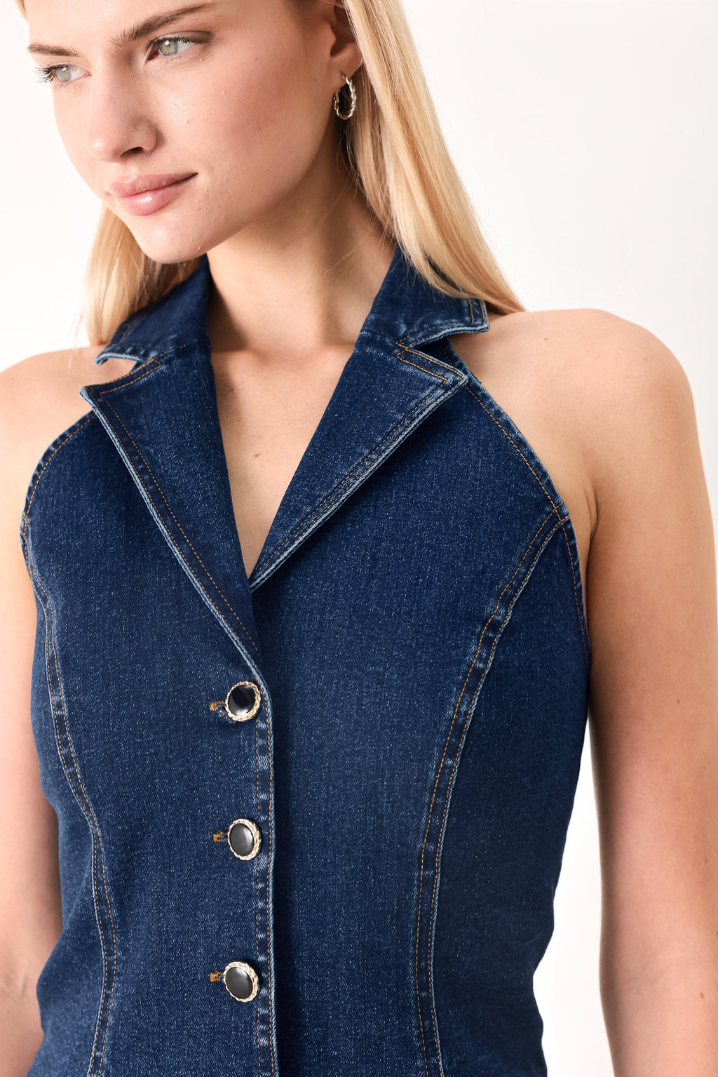 Isabeau Denim Vest