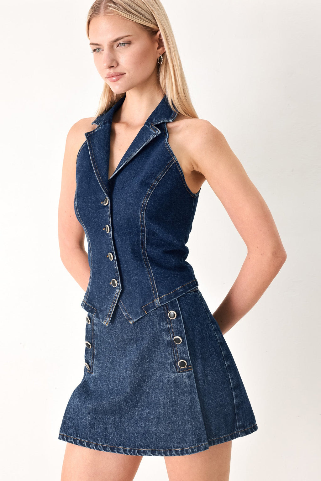 Isabeau Denim Vest