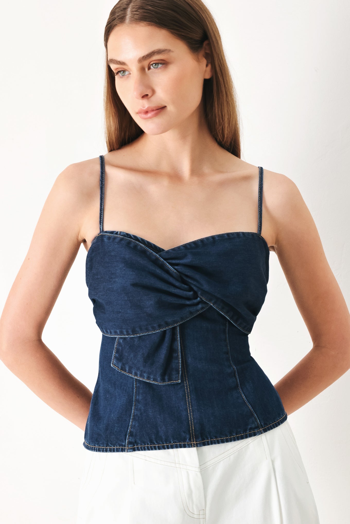 Noémie Denim Top