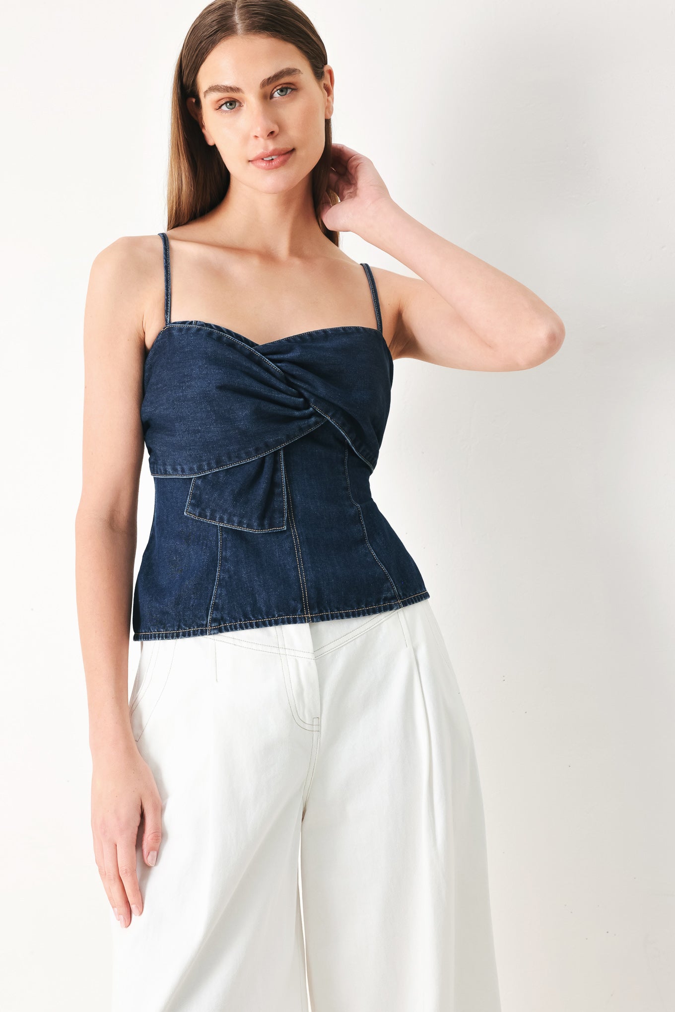 Noémie Denim Top