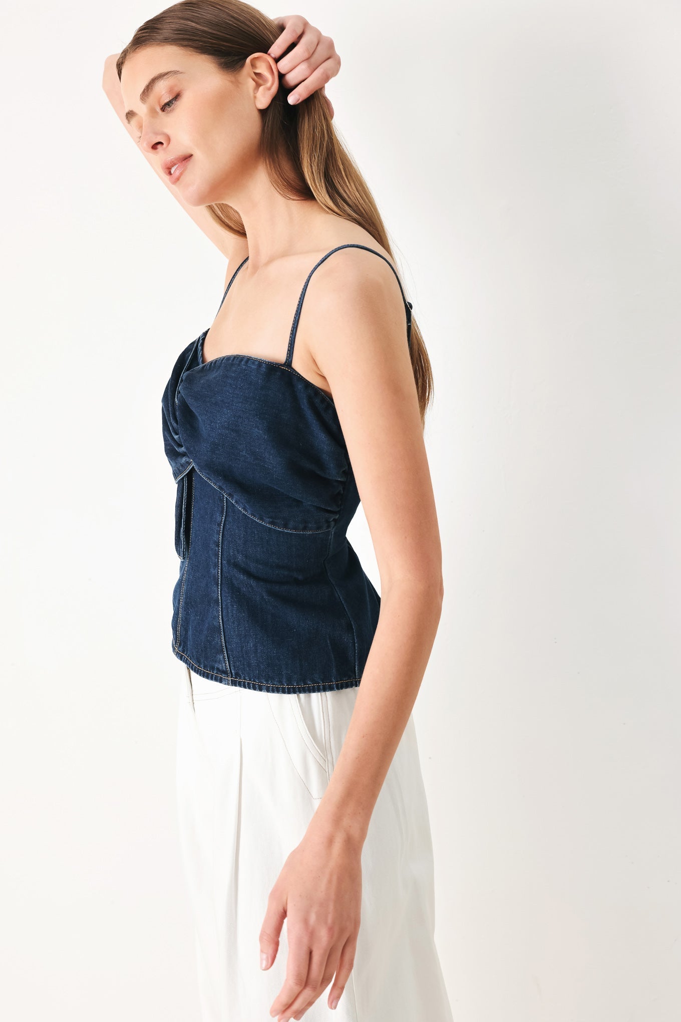 Noémie Denim Top