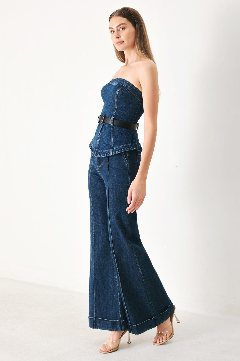 Éclat Denim Top