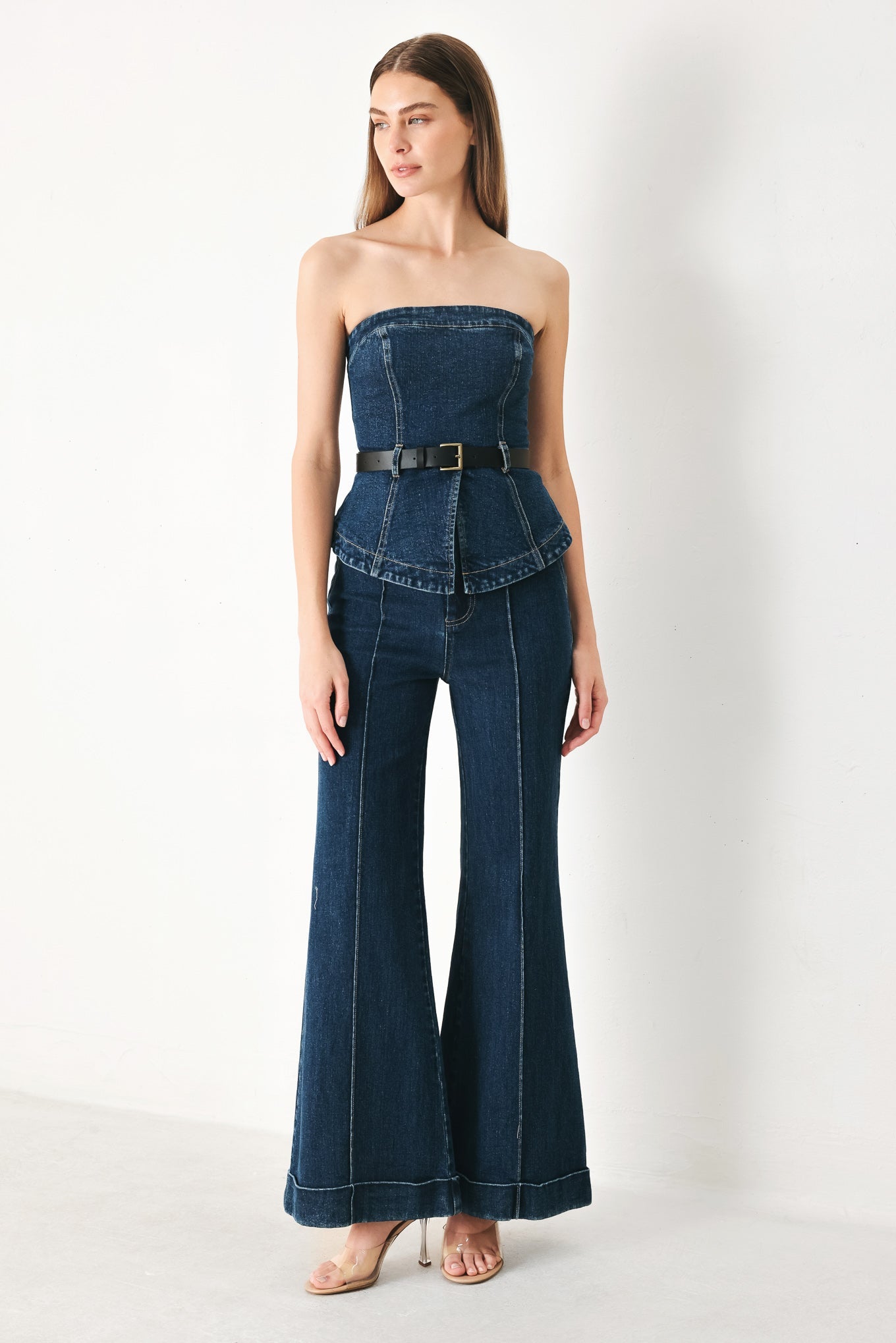 Éclat Denim Top