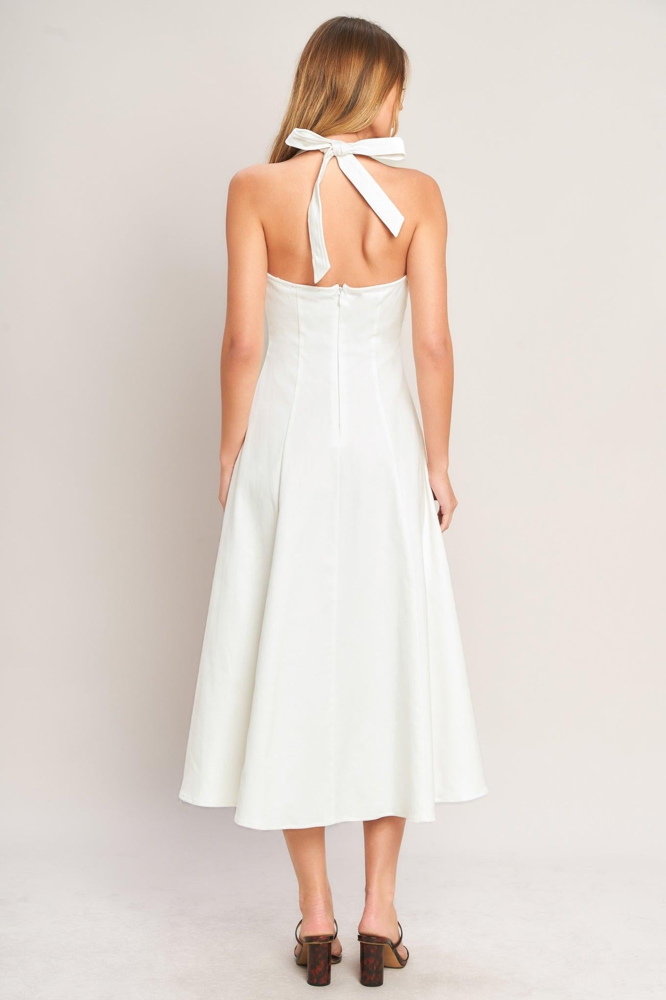Serene Woven Midi Dress