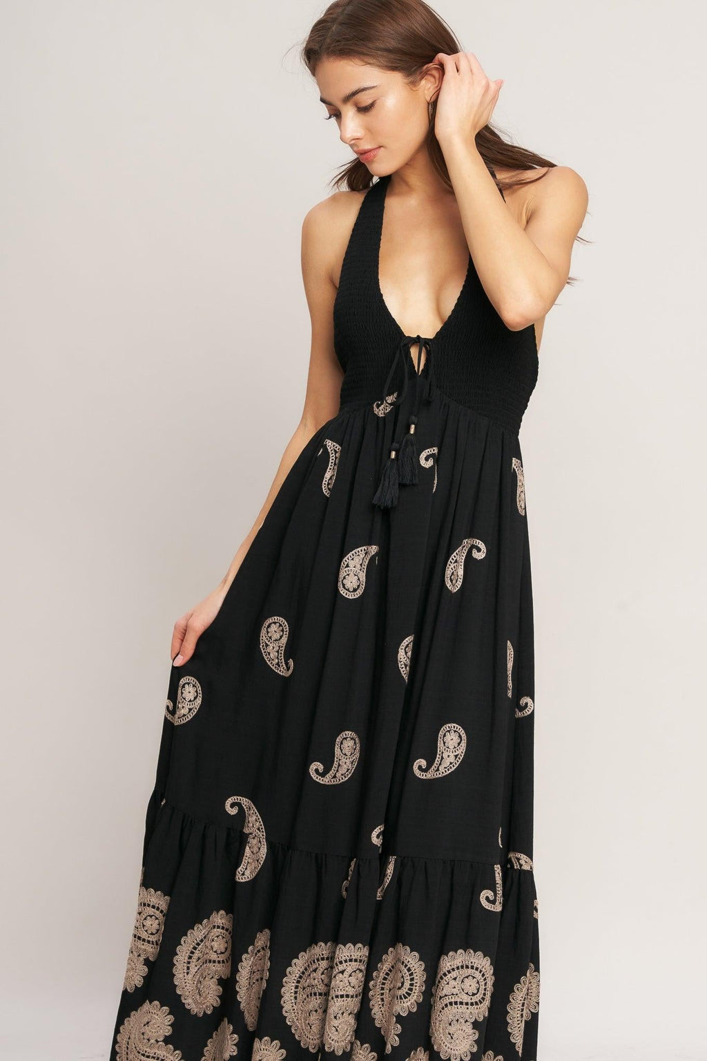 Brodée Midi Dress