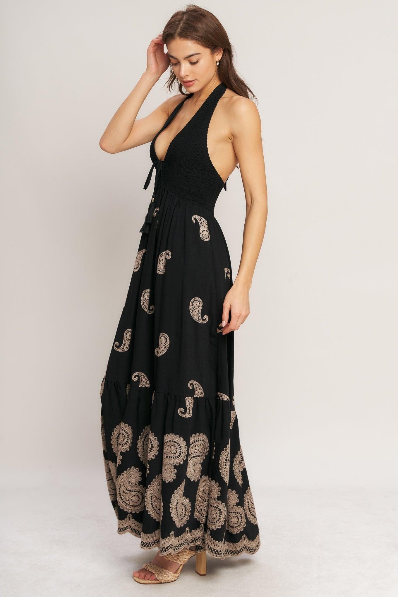 Brodée Midi Dress