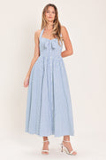 Rayures Midi Dress